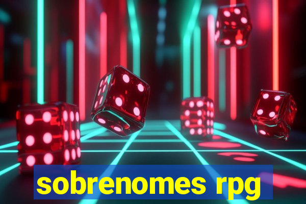 sobrenomes rpg